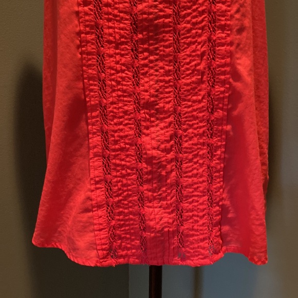 Gap Coral Cotton Top Size Small - Picture 3 of 13